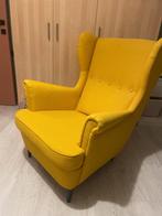 STRANDMON Oorfauteuil, Skiftebo geel - IKEA, Ophalen, 75 tot 100 cm, Zo goed als nieuw, 75 tot 100 cm