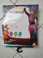 Costume squelette fille et jupette, Ophalen, Zo goed als nieuw, 146 t/m 152, Meisje