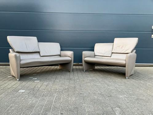 Jori Angel salon 2,5 +2zit verstelb rugleuning, Lipano Taupe, Huis en Inrichting, Zetels | Voetbanken en poefs, Ophalen of Verzenden