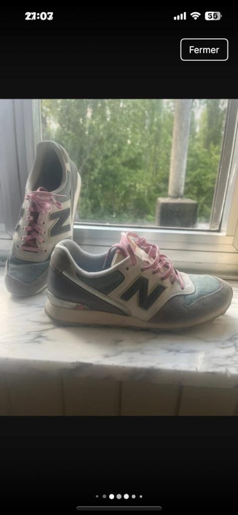 Multicolore, Suede New Balane baskets t39, Sport en Fitness, Loopsport en Atletiek, Zo goed als nieuw, Kleding, Adidas, Ophalen of Verzenden