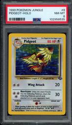 Pidgeot Holo PSA 8 - 8/64 - Jungle 1999, Hobby en Vrije tijd, Verzamelkaartspellen | Pokémon, Verzenden, Zo goed als nieuw, Losse kaart