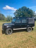 Landrover Defender 110  td5 dcpu, Auto's, Lederen bekleding, Zwart, Zwart, Leder