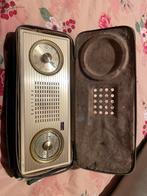 Antiquité radio Philips portative, Ophalen of Verzenden
