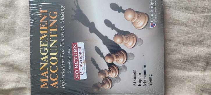 Management accounting (nieuw), Boeken, Schoolboeken, Ophalen of Verzenden