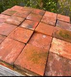 Lot antieke terracotta tegels, Antiek en Kunst, Antiek | Wandborden en Tegels, Ophalen