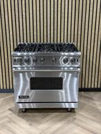 Viking Fornuis 91cm breed Inox + GASOVEN, Elektronische apparatuur, Fornuizen, Ophalen of Verzenden, Grill, Gas