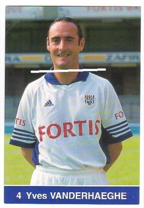 RSC Anderlecht / Foto 4 Yves Vanderhaeghe / RSCA, Verzamelen, Sportartikelen en Voetbal, Gebruikt, Spelerskaart, Verzenden