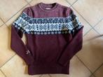 Superdry trui S bordeaux beige blauw beige ZG st, Overige kleuren, Maat 36 (S), Gedragen, Superdry