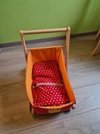 Houten poppenkoets, Ophalen