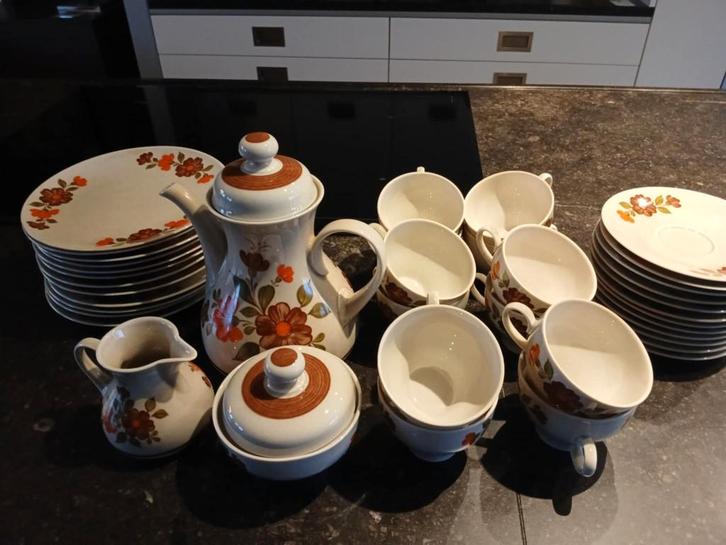 retro koffieservies, Collections, Rétro, Maison et Meubles, Enlèvement
