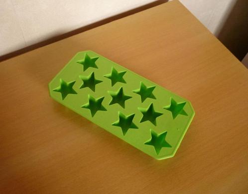 Groene sterren ijsklontjesvorm ijsblokjesvorm, Huis en Inrichting, Keuken | Tupperware, Ophalen of Verzenden