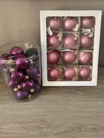 Roze en paarse kerstballen 31 stuks, Diversen, Nieuw, Ophalen
