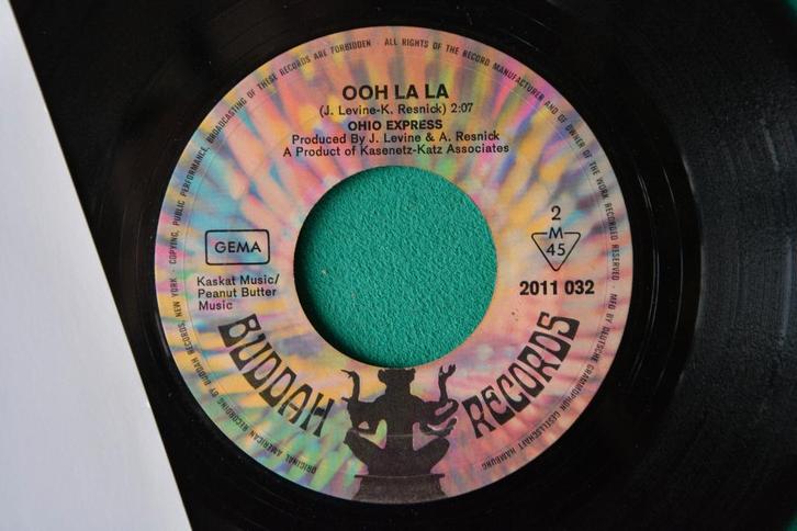 Ohio Express – Hot Dog - W - vinyl singel (1970), Cd's en Dvd's, Vinyl Singles, Gebruikt, Single, Rock en Metal, 7 inch, Ophalen of Verzenden