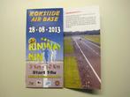 Runway run Koksijde / sea king / folder 2013, Collections, Photo ou Poster, Armée de l'air, Enlèvement ou Envoi