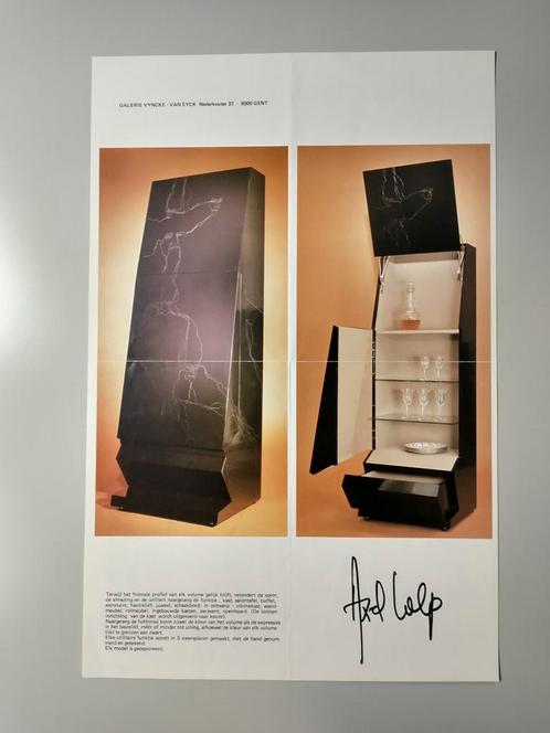 Alex Colp Vincke Van Eyck Gent uitnodiging poster 1981, Verzamelen, Posters, Zo goed als nieuw, Ophalen of Verzenden