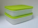 Tupperware Doos « Igloo » Diepvriezer - 1 Liter x 2 - Groen, Huis en Inrichting, Nieuw, Wit, Ophalen of Verzenden, Bus of Trommel