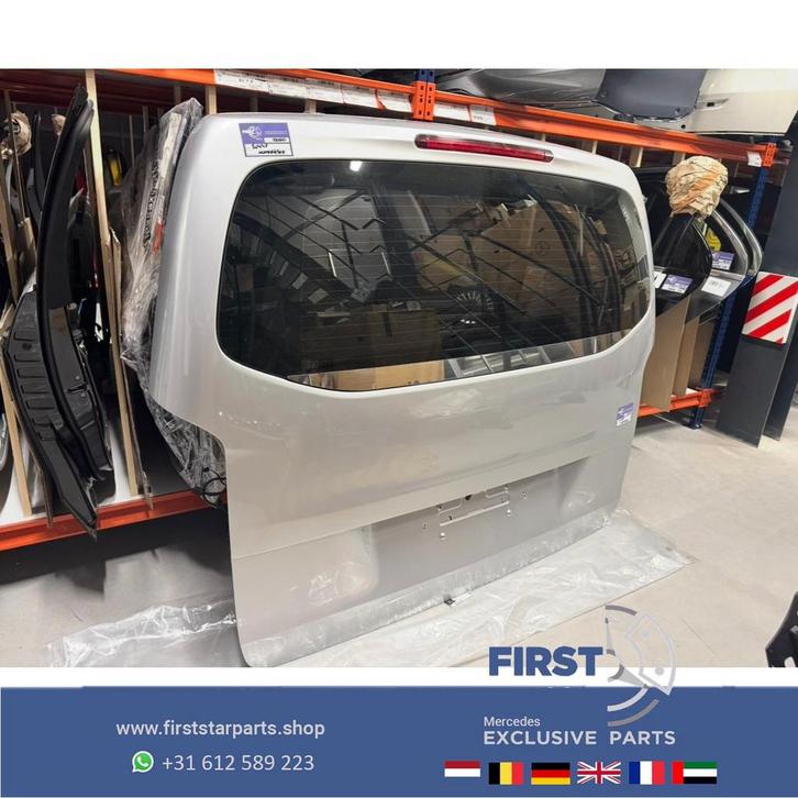 W447 VITO / V KLASSE VIP ACHTERKLEP DEUR ZILVERGRIJS met RUI, Auto-onderdelen, Carrosserie, Achterklep, Mercedes-Benz, Achter