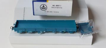 SNCB/NMBS OSKAR FLATCAR REMMS B-CARGO*HO*DC 4307.1 beschikbaar voor biedingen