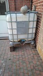 IBC watervat 1000 liter, Tuin en Terras, Regentonnen, Ophalen, Gebruikt