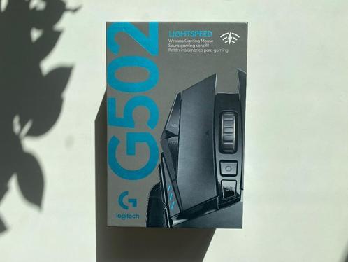 Logitech G502 Lightspeed + Powerplay Wireless Charging, Computers en Software, Muizen, Zo goed als nieuw, Muis, Rechtshandig, Draadloos