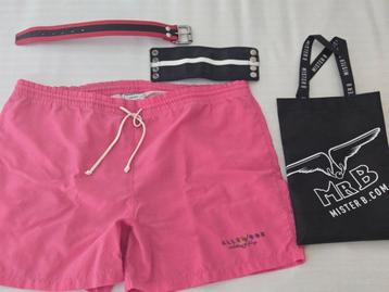 Shorts de bain roses de la marque Allen Cox et articles en c, Enlèvement ou Envoi, Rose, Allen Cox, Short de bain