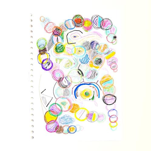 Peter Green (Fleetwood Mac) Psychedelic Drawing Artwork, Antiek en Kunst, Kunst | Schilderijen | Modern, Ophalen of Verzenden