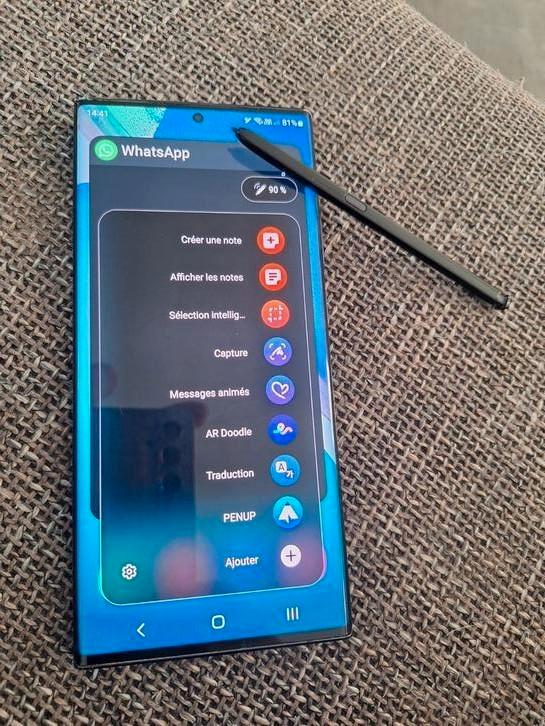 Samsung Note Ultra 5G Mystic Black 256 GB en 12 GB RAM, Telecommunicatie, Mobiele telefoons | Samsung, Gebruikt, Galaxy Note 20