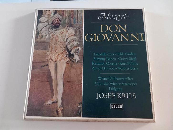 Vinyl 4LP Klassiek Box Don Giovanni Opera W.A. Mozart, CD & DVD, Vinyles | Classique, Opéra ou Opérette, 12 pouces, Enlèvement ou Envoi