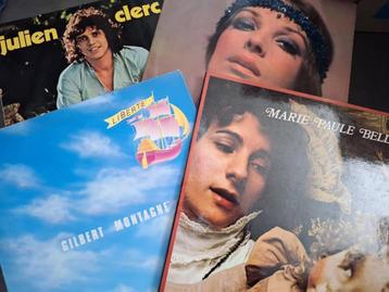 Lot 85 x Lp's Vinyl - Chanson Française 33 RPM (2), Enlèvement ou Envoi, 1960 à 1980, Utilisé, 12 pouces