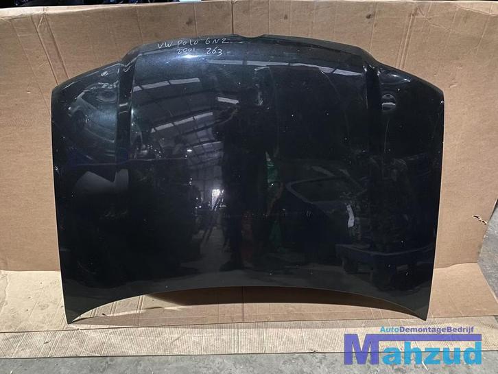 2001 Volkswagen Polo 6N2 zwart motorkap, Auto-onderdelen, Carrosserie, Motorkap, Volkswagen, Gebruikt