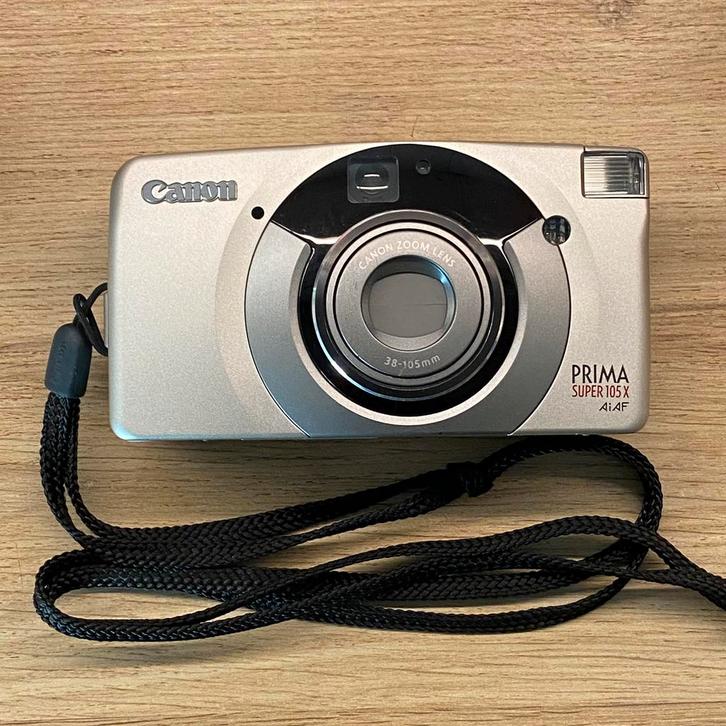 Canon Super Prima 105X, point&shoot*zo goed als nieuw, Audio, Tv en Foto, Fotocamera's Analoog, Zo goed als nieuw, Compact, Canon