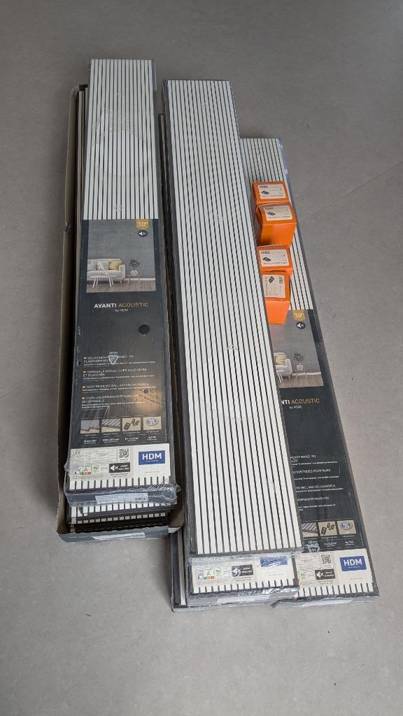 Geluiddempende plafondpanelen AvantiAcoustic, Doe-het-zelf en Bouw, Platen en Panelen, Nieuw, Overige materialen, Minder dan 20 mm