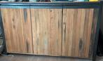 Industrieel houten kast, Huis en Inrichting, Kasten | Dressoirs, Ophalen, Gebruikt, Metaal