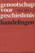 Handelingen Genootschap voor Geschiedenis, Boeken, Geschiedenis | Stad en Regio, Ophalen of Verzenden, Gelezen