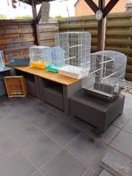Verschillende maten NIEUWE VOGELKOOIEN met alle TOEBEHOREN, Dieren en Toebehoren, Ophalen, Nieuw, Aluminium, Vogelkooi