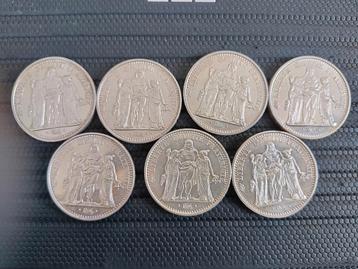 50 Fr Hercules zilver 30 munten  beschikbaar voor biedingen