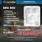 Jacuzzi Rio - 3 pers. - Oktober actie!! - Balboa, Verzenden, Nieuw, Filter