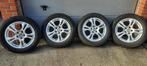 Winterbanden op Alu velgen (4), Auto-onderdelen, Banden en Velgen, Ophalen, Velg(en), 17 inch, Winterbanden