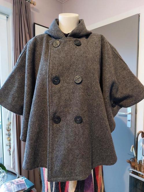 Manteau poncho en laine Schott U.S. Cape 740N PEA Marine uni, Vêtements | Femmes, Vestes | Hiver, Comme neuf, Gris, Enlèvement ou Envoi