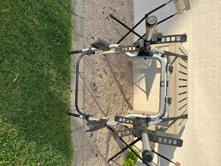 Thule fietsrek achterklep, Auto diversen, Fietsendragers, Gebruikt, Achterklepdrager, 3 fietsen of meer, Ophalen