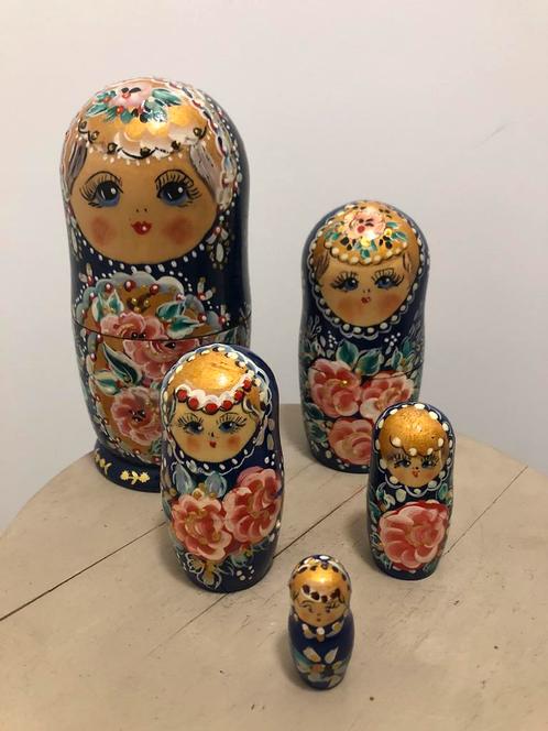 Matryoshkas • russische poppen • vintage decoratie, Verzamelen, Poppen, Nieuw, Pop, Ophalen