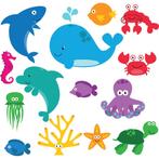 Sticker mural Fonds marins pour enfants, Enfants & Bébés, Décoration murale, Envoi, Neuf