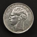 Zilveren Munt België 20 Frank, 1935, Zilver, Zilver, Ophalen, Losse munt