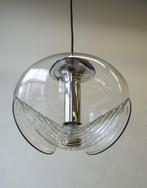 Vintage Peill & Putzler Wave hanglamp Futura Space Age XXL, Ophalen of Verzenden, Gebruikt, Vintage design hanglamp 70's Space Age
