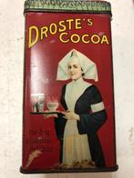 Boîte de 1/4 kg de cacao Droste's., Collections, Boîte en métal, Utilisé, Enlèvement ou Envoi, Droste, Autre