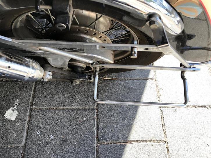 Zadeltasbeugels met Ondersteuning – Honda VT 750 ACE C2, Motoren, Onderdelen | Honda, Nieuw, Verzenden