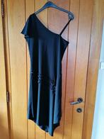 Robe noir habillée asymétrique taille 38, Noir, Porté, Enlèvement ou Envoi