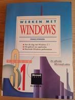 VINTAGE BOEK WERKEN MET WINDOWS 3.1 -1992, Enlèvement, Windows, Neuf