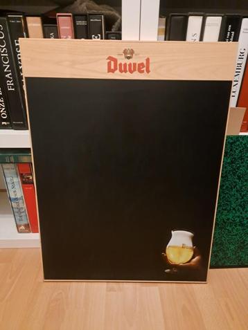 ***  DUVEL  ***   KRIJTBORD beschikbaar voor biedingen