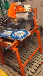 Monaco steenzaag 230V met 2 Carat Ø350 diamantschijven Nieuw, Doe-het-zelf en Bouw, Ophalen, Gebruikt